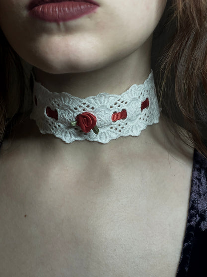 Bloody Rose Choker